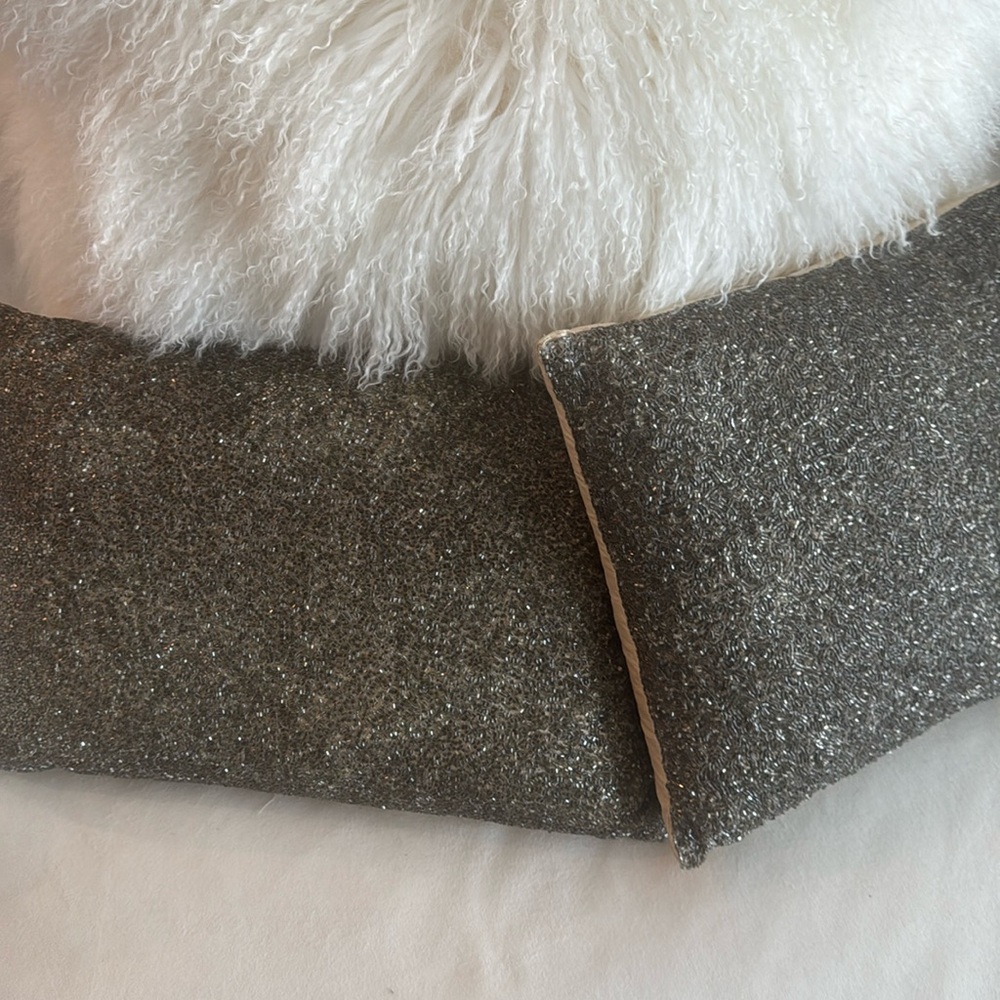 Calvin Klein luxury beaded accent pillow set